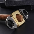 thumbnail image 3 of Stainless Steel Cigar Cutter, 1 Pc, Gold Niuniu, 3 of 3