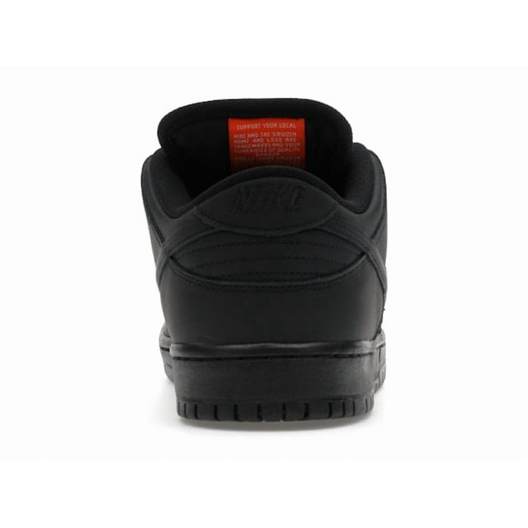 Nike Men's SB Dunk Low Pro Triple Black Skateboarding Shoes
