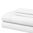 thumbnail image 1 of Juego de Sábanas Microfibra 90 GMS Queen Size Blanco Hudson & Main, 1 of 2