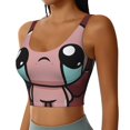 thumbnail image 2 of Saiise The Binding of Isaac Print Crop Tops Sports Bra For Women Workout Cropped Tank Top Yoga Shirts Athletic Undershirts -Medium, 2 of 7