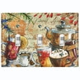 thumbnail image 1 of Metal Light Switch Wall Plate Outlet Cover (Coffee Tea Party Kettle Mocha Drinks - Triple Toggle), 1 of 2