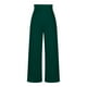 thumbnail image 5 of ICHUANYI Clearance Women's Solid Color High-waist Loose Women's Wide Leg Pants(Green, XL) ICHUANYI WER2023080805294, 5 of 8