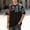 Black, variant on Men's Summer Casual Loose Fit Crew Neck Short Sleeve T-Shirt for Everyday Relaxed Style and Comfort