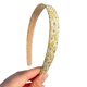 thumbnail image 1 of Laklulu Banda de flores pequeña antideslizante, Aros para el cabello para mujeres y niñas, 1 of 5