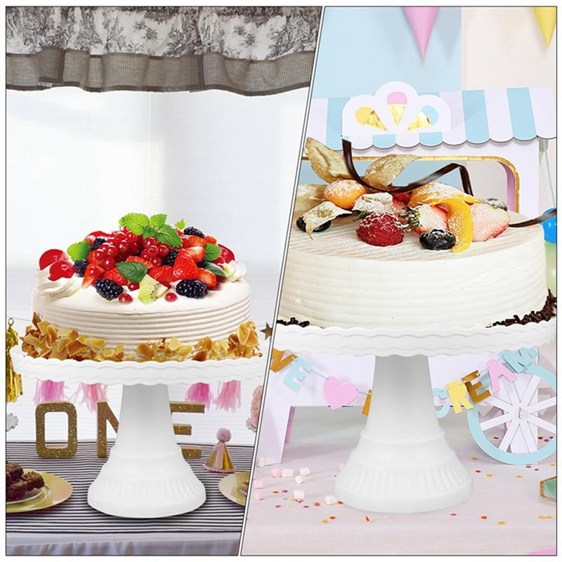 Plastic Cake Stand Display Rack Wedding Decoration Birthday Cake Tray Dessert  Cake Tools Birthday Party Dessert Tray B