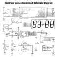 thumbnail image 2 of DIY LED Digital Clock Kit with Temperature Display, 4-Level Brightness (Adaptive Mode Included), 3 Settings & Time Error Correction – Pink 0603 Single-Color Pre-Soldered LEDs, Purple Plastic, 2 of 6