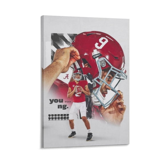 Bryce Young Canvas Poster Poster Decorative Painting Canvas Wall Art Living Room Posters Bedroom Painting 12x18inch(30x45cm)