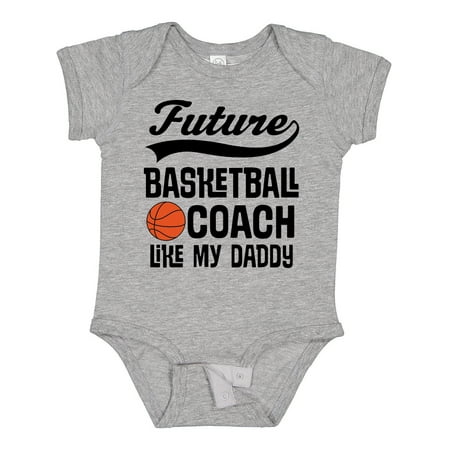 

Inktastic Future Basketball Coach Like Daddy Gift Baby Boy Bodysuit