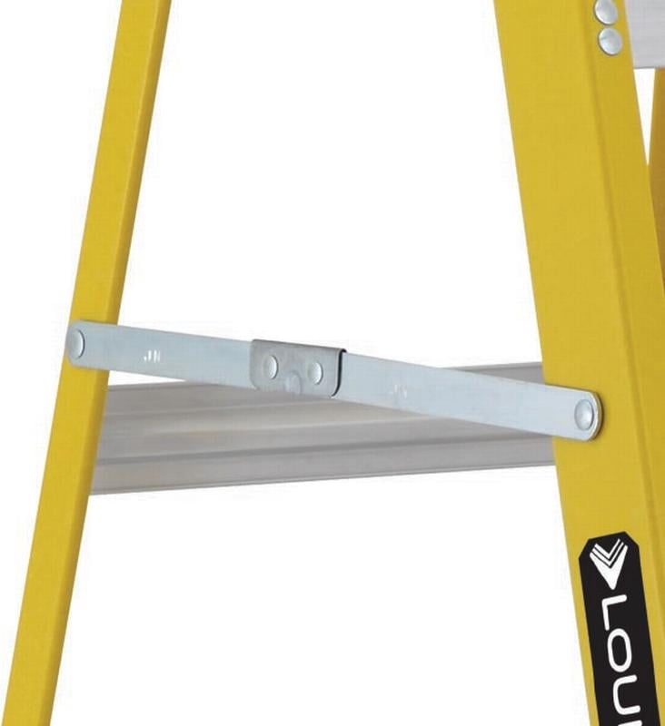 Louisville Ladder 4' Fiberglass Step Ladder, 8' Reach, 250 lbs Load Capacity, FS2004