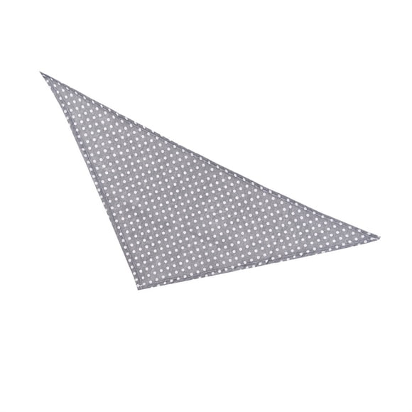 Methold Bufanda de baba para mascotas Linda toalla triangular ajustable para cuello de 25-45 cm Ropa para mascotas Gris
