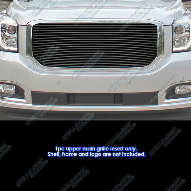 APS Compatible with 2015-2020 GMC Yukon Denali Black Main Upper Billet Grille Grill Insert G86328H 