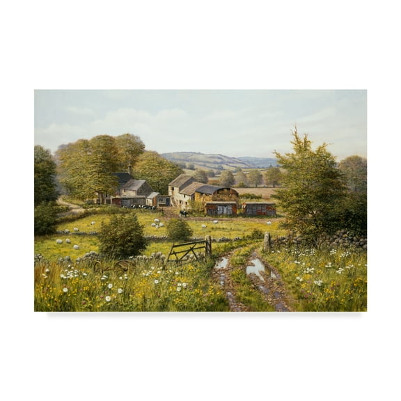 Trademark Fine Art 'Dale Farm' Canvas Art by Bill Makinson