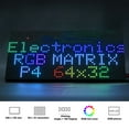 thumbnail image 3 of RGB Full Color LED Display, RGB LED Matrix Panel Support Cascade 64x32 4mm Pitch  For Shop For Bar, 3 of 8