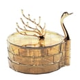 thumbnail image 1 of CSChome Jewelry Organizer Box Jewelry Organizer Box Rotatable Swan Shape Transparent Visible Multi Layers Necklace Jewelry, 1 of 7