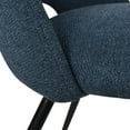 thumbnail image 4 of Housely Upholstered Modern Dining Chair Cutout Back Kitchen Chairs(Set of 2) Blue Blue Finish, 4 of 5