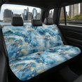 thumbnail image 7 of FUIALDOLG Blue Gold Marble Abstract Car Seat Covers Rear Bench Seats for SUV, 2 Piece Durable Auto Seat Cushions Machine Washable Non-Slip Car Rear Seat Covers, 7 of 7