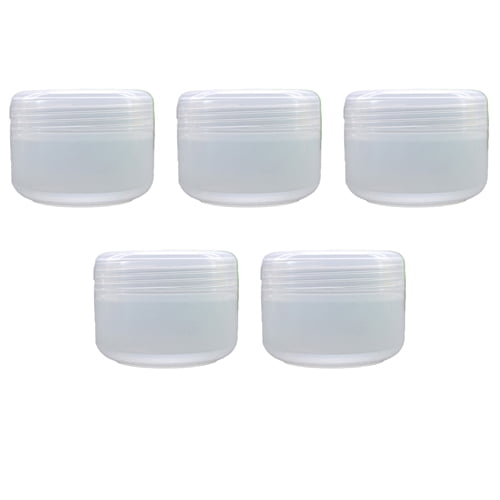 Opolski 5 Pcs/Set Empty Makeup Jar Pot Travel Face Cream/Lotion/Cosmetic Containers