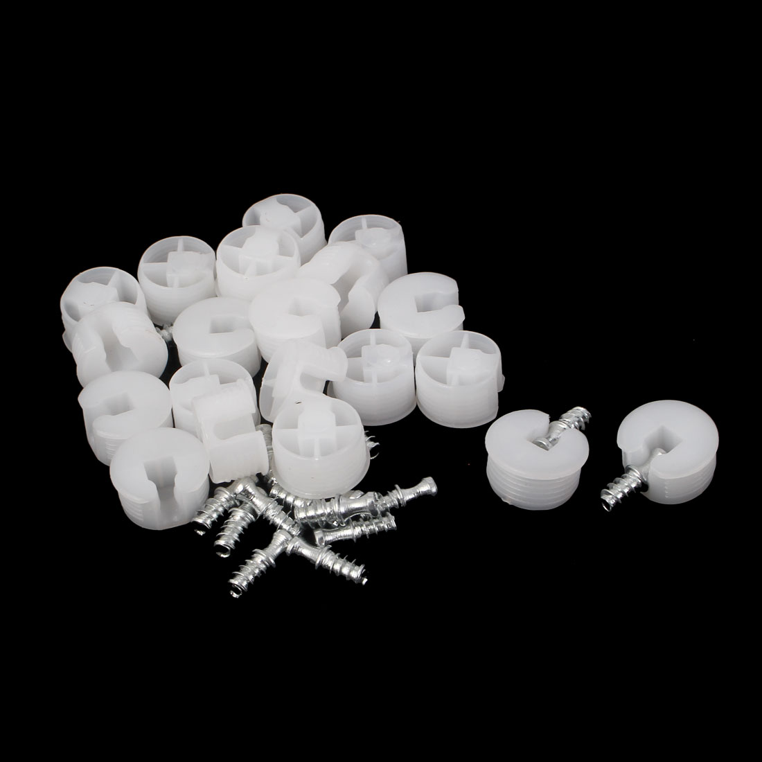 22mm x 20mm x 12mm Metal Peg Studs Plastic Shelf Support Screw Pins