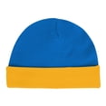 thumbnail image 4 of Newborn & Infant Los Angeles Chargers Dynamic Duo Bodysuit, Bib & Knit Hat Set, 4 of 5