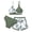 Green patchwork, variant on Usaibhir Girl's 3 Piece Bikini Set Cross Strap Swimsuits for Girls Bathing Suit with Shorts Teen Swimwear Swimming Suit 9-16T