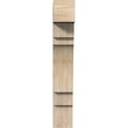 thumbnail image 2 of Ekena Millwork 5 1/2"W x 22"D x 34"H Merced Block Smooth Bracket, Douglas Fir, 2 of 25
