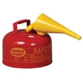 thumbnail image 4 of Eagle 2.5 Gallon Type I Red Safety Gas Can for Gasoline with Flame Arrester, Self-Closing Lid, and F-15 Funnel, Made in the USA, Galvanized Steel Flammable Storage Can, UI25FS, 4 of 6