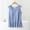 Light Blue, variant on Womens Sleep Tank Top Sleeveless Solid Color Built In Bra Camisole Pajama Top