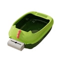 thumbnail image 4 of Caja de arena para gatos Bandeja de arena para mascotas Retrete profundo Fácil limpieza Sartén grande Orinal Inodoro para s Hámsters Gatitos Base Verde50X35X20CM Yinane Bandeja de arena para gatos, 4 of 8
