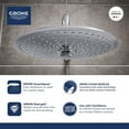 thumbnail image 5 of Grohe 26 457 Euphoria 260 2.5 GPM Multi Function Shower Head - Nickel, 5 of 7