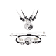 thumbnail image 1 of Set Collares Y Pulseras Yin Yang Dragon Xtellar Amigos Pareja Ajusta, 1 of 4