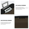 thumbnail image 5 of Kdxio Brown Moroccan Trellis Pattern Luggage Cover for Travel,Elastic and Durable,Fits 18-32 Inch,-No luggage included, 5 of 8