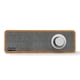thumbnail image 4 of Bocina Bluetooth portátil de madera vintage - Mini altavoz inalámbrico con sonido envolvente y diseño elegante para hogar u oficina (Incluye cable USB pero no incluye adaptador), 4 of 7