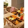 thumbnail image 4 of Placemats Set of 2 Black Women Africa Nation Elephant Giraffe Desert Sunset Heat Insulation Washable Place Mats, Rustic Non-Slip Table Mats for Dining Table Party Kitchen Decor,13x19 Inch, 4 of 4