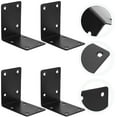 thumbnail image 5 of KAKOWELY 4 Pcs Équerres d'Angle pour Pied de Table Surélevée Cadre de Lit Équerres d'Angle d'Armoire,2.76x"X2.76"X1.97 Pouces, 5 of 5