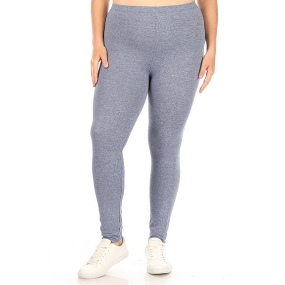 Women's Plus Size Casual Tie Dye and Solid Color Elastic Band Waist Active Leggings Pants S-3XL