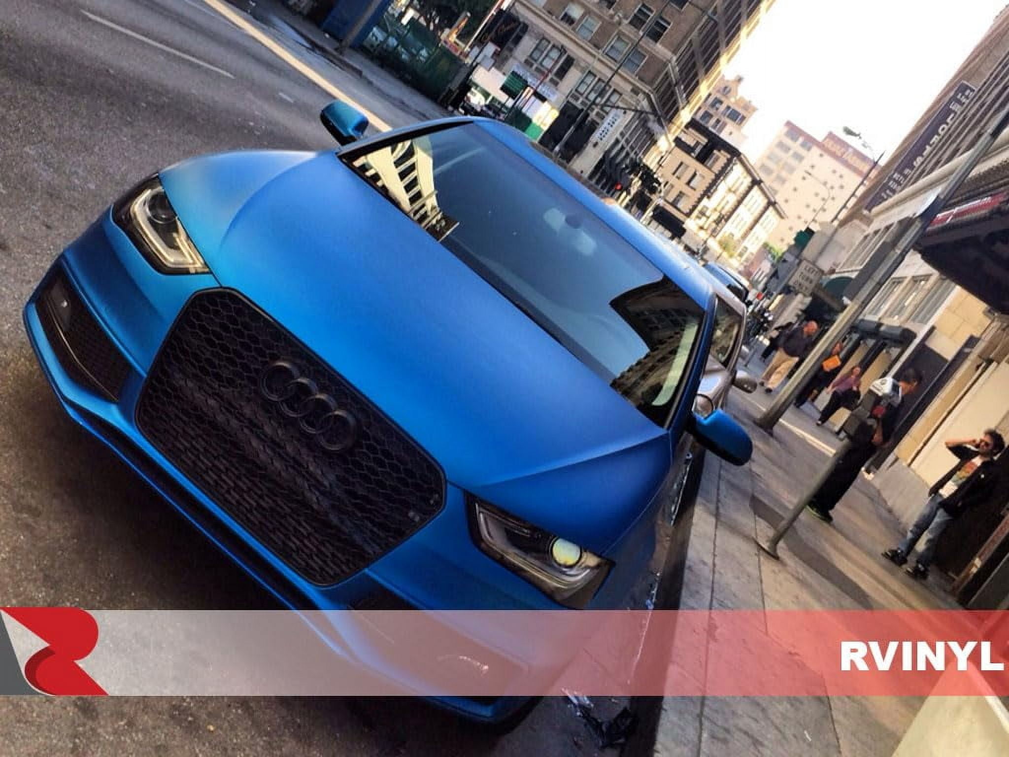 Avery Dennison Vinyl Car Wrap Film SW900 Matte Metallic Brilliant Blue 671-M - 1ft x 5ft