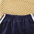 thumbnail image 5 of TAmten Toddler Baby Boys Summer Outfits Short Sleeve Cartoon Print T-Shirt Tops & Shorts Sets 2Pcs Cute Baby Boys Cotton Summer Clothes for 1t 2t 3t 4t 5t 6t Dark Blue,18-24 Months, 5 of 6