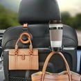 thumbnail image 5 of Tgbvmt Multifunctional Car Hook Cup Holder Mobile Phone Support Rear Storage Rack Space-Saving Headrest Hooks for Bags Groceries Car Interior Accessories for Car Organization, 5 of 9