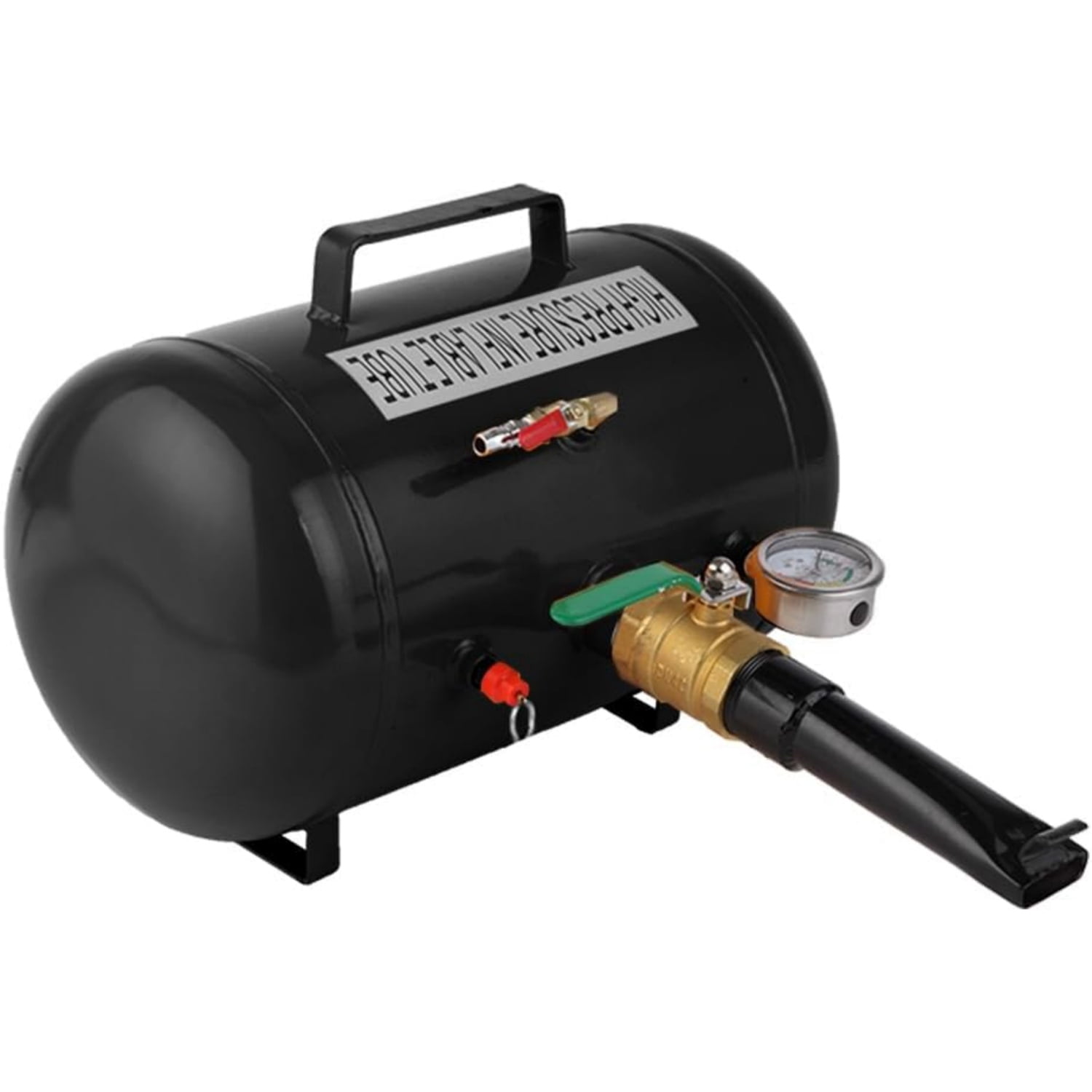 Ktaxon 5 Gallon Air Tire Bead Blaster Seater, Wheel Seating Tool Inflator Tank for Truck ATV, 85-116PSI Operating Pressure, Black