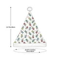 thumbnail image 3 of Salouo Milk Tea2 for Adult Christmas Hat Xmas Holiday Hat Santa Hat for Women & Men Festive Headwear Accessories Fit for Christmas/ New Year/Holiday/Party,1PC, 3 of 6