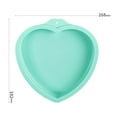 thumbnail image 2 of Manunclaims Cake Pan - 6/8 inch Round Love Heart Shape Reusable Silicone Cake Mousse Mold Baking Tools, Non-Stick Layer Cake Pans, Baking Pan Baking Mold for Layer Cakes/Pancakes/Pizza, 2 of 8