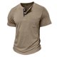 thumbnail image 3 of Tops para hombre, blusas y camisas de manga corta y cuello redondo para hombre, color liso, cálidos y ajustados, cuello semialto, manga larga, base deportiva y fitness, top de poliéster para hombre., 3 of 8