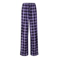 thumbnail image 5 of CHICVOMEY Pajama Pants for Women with Drawstring Plaid Loose Fit Lounge Sleep Bottom Wide Leg Pj Pants for Women, 5 of 6
