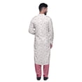 thumbnail image 5 of Atasi Printed Rayon Pathani Kurta With Solid Salwar For Mens Party Wear, 5 of 5