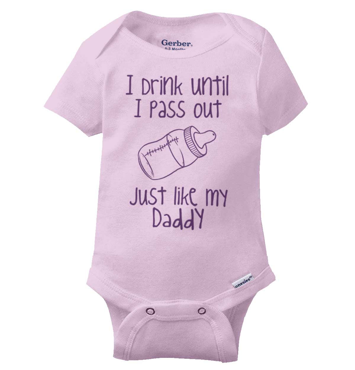 Details about   I Take After Mom & Dad & Drink From A Bottle Baby Infant Bodysuit Toddler Outfit 