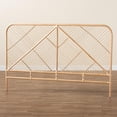 thumbnail image 6 of bali & pari Walid Rattan BOHO Headboard, Queen Size, Natural Brown, 6 of 7