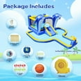 thumbnail image 5 of SaveJoy Inflatable Water Slide Bounce House, Water Toys Pools for Kids, Bouncer Castle Pool Slide with Air Blower, Water Fun Park, 5 of 7