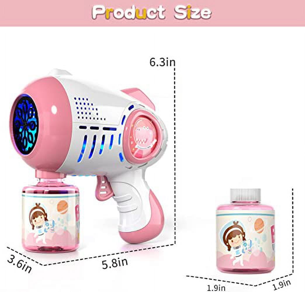 Zexumo 32 Holes Bubble Machine Children's Automatic Bubble Gun, Gatling  Electric Soap Bubble Toys