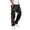 Red, variant on Men's Four Seasons Cargo Pants Drawstring Waist Multi Pocket Ribbon Detail
