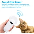 thumbnail image 3 of SHAR Handheld Animal Microchip Reader H01-T 134.2Khz 134.2Khz Animal Tag Reader Fdx-B Format Display Reader for Poultry Farm Management, White, 3 of 5